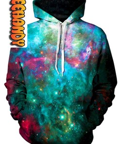 Get Lost in the Galaxies with Galactic Transmission Custom All Over Print 3D Hoodie