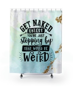 Get Naked Shower Curtain with Funny Design - Perfect for Playful Gift Giving