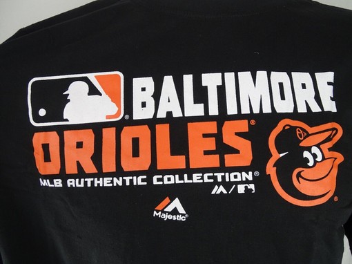Get Official Men's Majestic Short Sleeve Baltimore Orioles MLB T-Shirt Gear Here, NCAA Shirts Men - Image 2