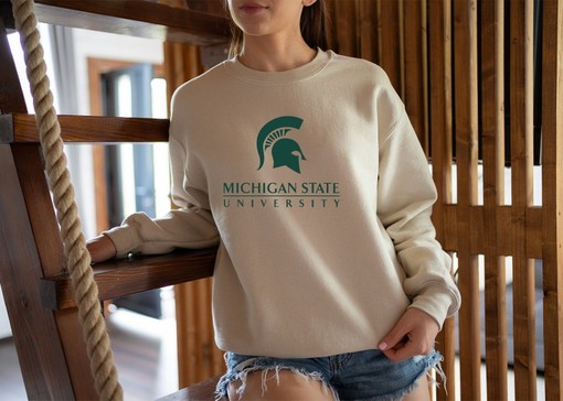 Get Ready for Game Day with a University of Michigan Sweatshirt or Vintage Michigan State Sweatshirt Hoodie - Image 2