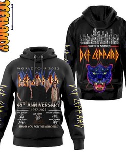Get Ready for World Tour 2022 with Def Leppard All Over Print 3D Hoodie