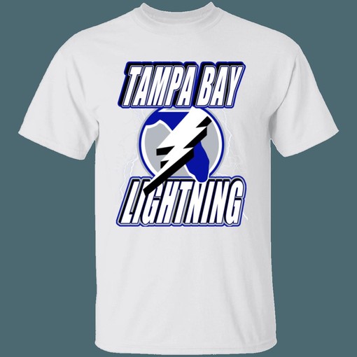Get Trendy with Tampa Bay Lightning LIGHTNING STRIKE Retro NHL T-Shirt Sweatshirt Hoodie National Hockey League Shirt - Image 3