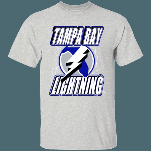Get Trendy with Tampa Bay Lightning LIGHTNING STRIKE Retro NHL T-Shirt Sweatshirt Hoodie National Hockey League Shirt - Image 4