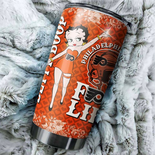 Get Your Betty Boop NHL Tumbler for Philadelphia Flyers Fans