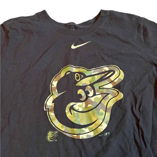 Get Your Camo Baltimore Orioles MLB Nike T-Shirt for Men and Women Here, Retro NCAA Shirts - Image 2