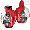 Get Your Game On with Los Angeles Angels Jack Skellington And Zero 3D Hoodie