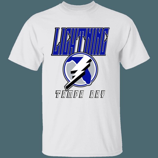 Get Your Hands on this Rare Tampa Bay Lightning Retro NHL T-Shirt Sweatshirt Hoodie National Hockey League Shirt