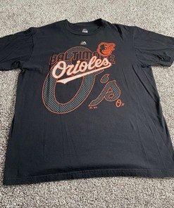 Get Your Official MLB Baltimore Orioles Majestic Short Sleeve Men's T-Shirt Here, State University Shirt