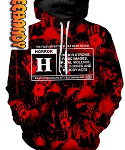 Get Your Scream On with Horror Film Custom All Over Print 3D Hoodie