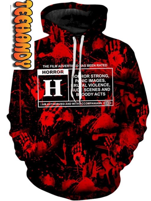 Get Your Scream On with Horror Film Custom All Over Print 3D Hoodie