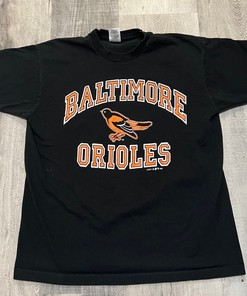 Get Your Vintage Fix With This Vtg Baltimore Orioles Logo 7 Cal Ripken 1994 NCAA Single Stitch Baseball T-Shirt