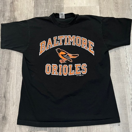 Get Your Vintage Fix With This Vtg Baltimore Orioles Logo 7 Cal Ripken 1994 NCAA Single Stitch Baseball T-Shirt