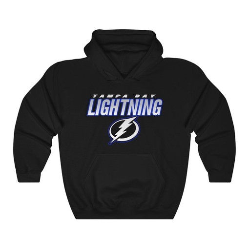 Get Yourself the Perfect Game Day Look with Tampa Bay Lightning BLACKOUT Retro NHL Unisex Hoodie Sweatshirt Sport Shirt