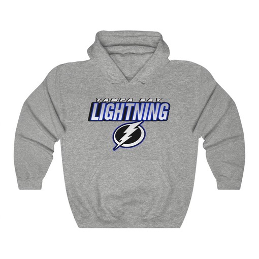 Get Yourself the Perfect Game Day Look with Tampa Bay Lightning BLACKOUT Retro NHL Unisex Hoodie Sweatshirt Sport Shirt - Image 3