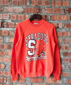 Get a Classic Syracuse University Orange Football Sweatshirt Featuring their Iconic Logo