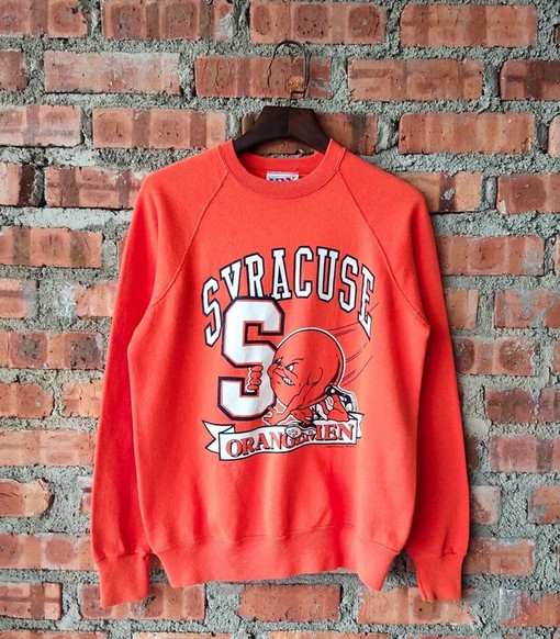 Get a Classic Syracuse University Orange Football Sweatshirt Featuring their Iconic Logo