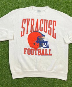 Get the Classic Syracuse University Football Crewneck Sweatshirt and Stay Cozy