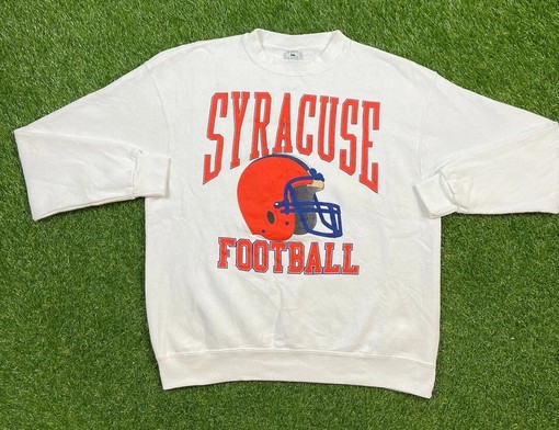 Get the Classic Syracuse University Football Crewneck Sweatshirt and Stay Cozy
