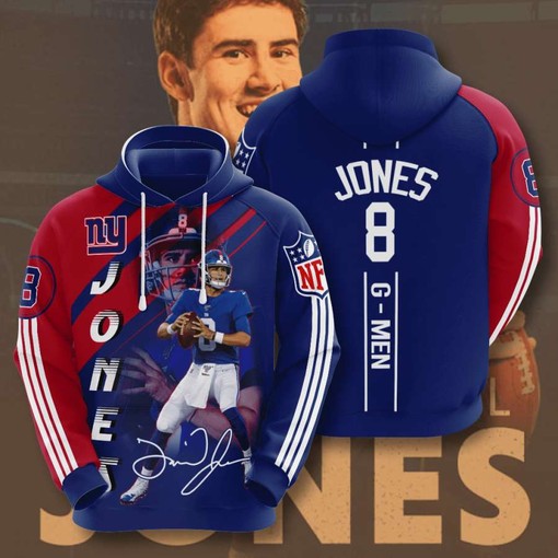Get the Perfect Blend with Giants Custom Sport All Over Print Hoodie 3D