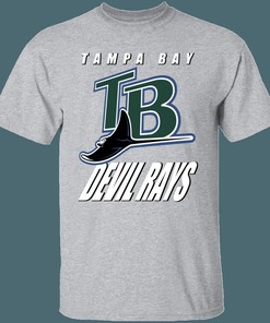 Get the Perfect Gift for Baseball Fans with Tampa Bay Devil Rays Retro MLB T-Shirt Sweatshirt Hoodie