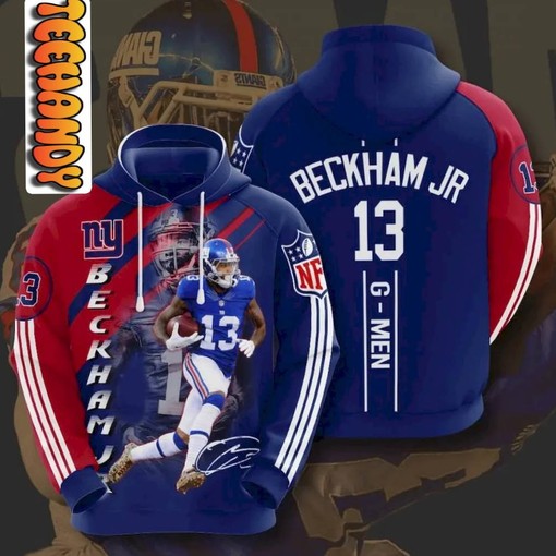 Get the Perfect Hoodie for Giants Fans with Odell Beckham Jr 3D Hoodie for Men