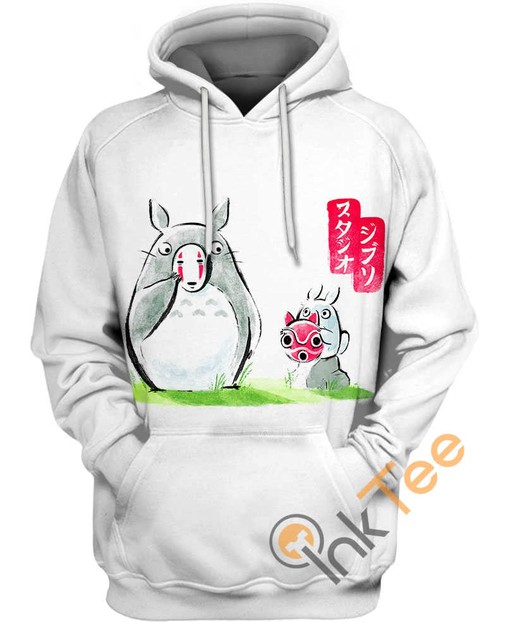 Ghibli Masks All Over Print Hoodie in 3D - Great for Fans of the Studio