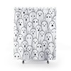 Ghost Design & Print Shower Curtain, Best Halloween Decor, Gift Idea with Disney Blanket