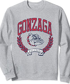 Gifts for Fans - Gonzaga University Bulldogs Logo Unisex Adult Pull-Over Hoodie