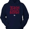 Gifts for Fans - Teach Love Inspire - Vintage Style Bulldogs Shirt with Graphic Design