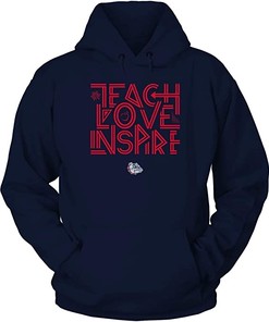 Gifts for Fans - Teach Love Inspire - Vintage Style Bulldogs Shirt with Graphic Design