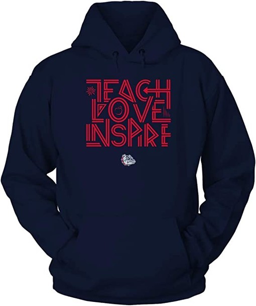 Gifts for Fans - Teach Love Inspire - Vintage Style Bulldogs Shirt with Graphic Design