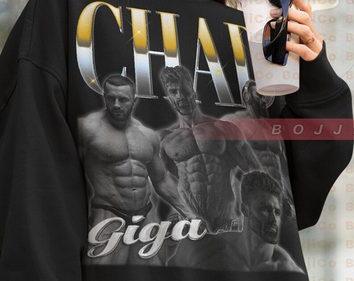 Giga Chad Body Builder Sweatshirt, Masculine YES Sweater for Gym and Fitness Fans, Movie Shirts - Image 4