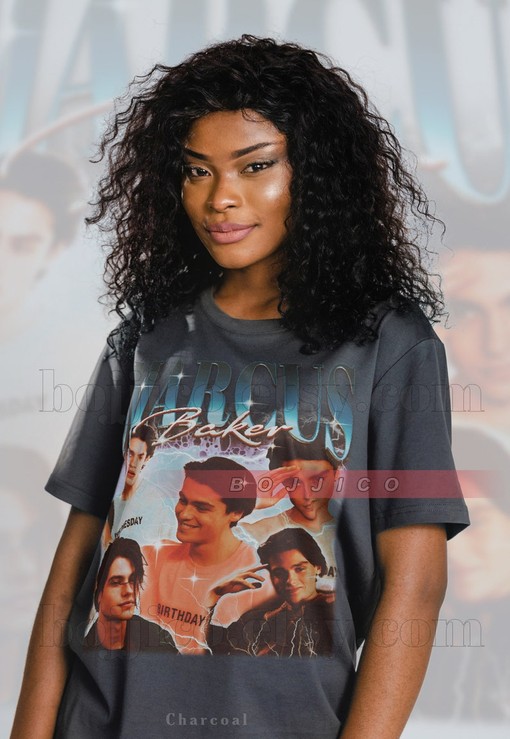 Ginny & Georgia Marcus Baker Homage Tshirt featuring 90s Sweater, Call Out My Name, and Fan Tees