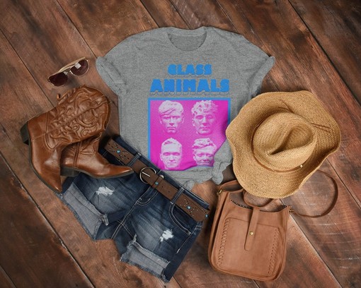 Glass Animals Alternative/Indie T-Shirt: Heat Waves and Dave Bayley Fan Tees, 90s Retro Style - Image 3