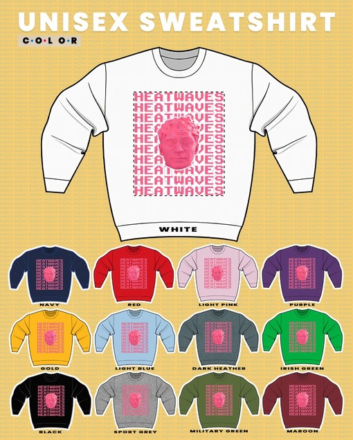 Glass Animals Heat Waves Sweater: Retro Style T-Shirts, Vintage Tees and Merch - Image 3