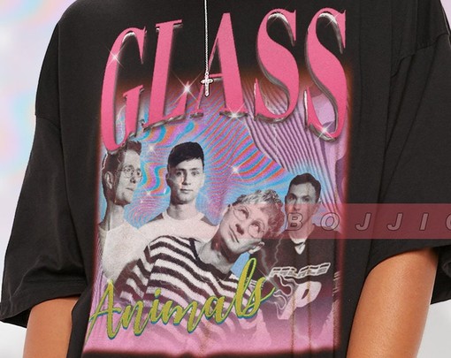 Glass Animals Heat Waves Tee: Retro Style T-Shirts, Vintage Tees and Alternative/Indie Merch - Image 2