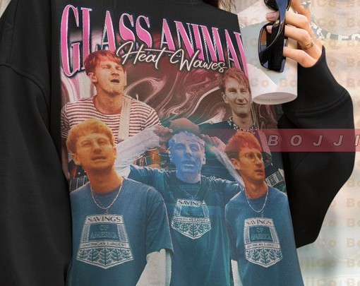 Glass Animals Retro Style Sweater: Heat Waves Viral Album and Vintage Tees - Image 4