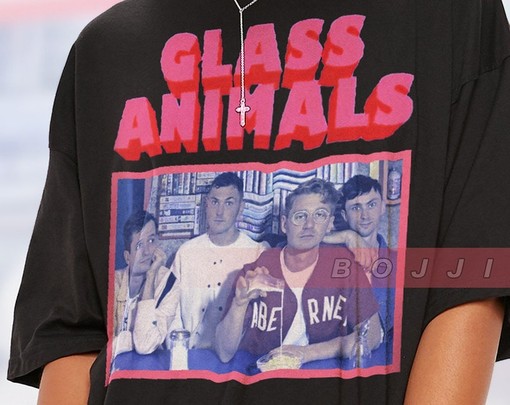 Glass Animals Retro Tee: Heat Waves Album, Alternative/Indie T-Shirts, and Dave Bayley Fan Merch - Image 2
