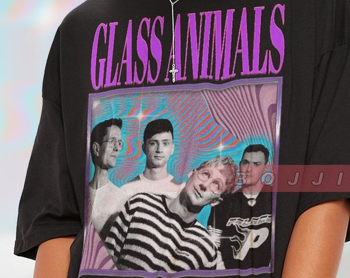 Glass Animals Vintage Shirt: Retro Style Homage Tee, Fan Tees, and Heat Waves Album - Image 2