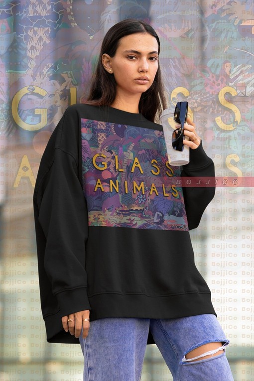 Glass Animals Viral Sweater: Heat Waves Album and 90s Inspired Retro Style T-Shirts