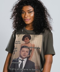 Glory of Ukraine Volodymyr Zelensky T-shirt, War and Peace Unisex Tee