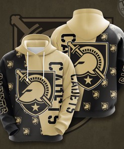 Go Army with Army Black Knights All Over Print Hoodie 3D, Perfect for College Sports Clothes
