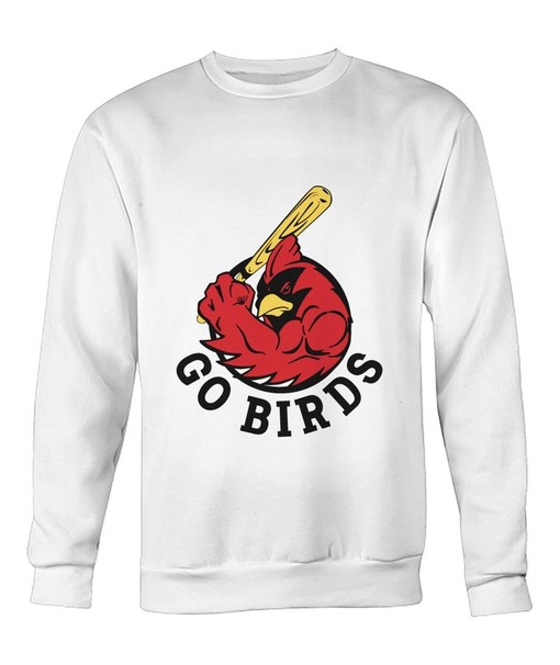 Go Cardinals Baseball Sweatshirt Hoodie with Cardinal Pride Yard Bird for Any Fan - Image 3