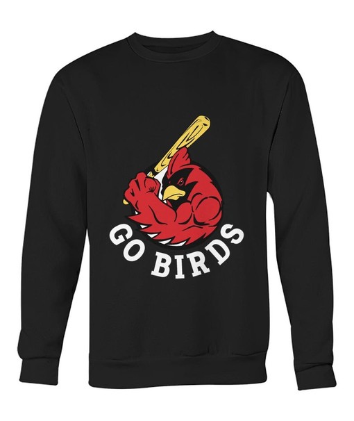 Go Cardinals Baseball Sweatshirt Hoodie with Cardinal Pride Yard Bird for Any Fan - Image 4