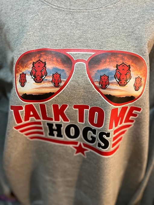 Go Hogs with Arkansas Football Apparel, NCAA Shirts Women, NCAA Shirts for Men - Image 2