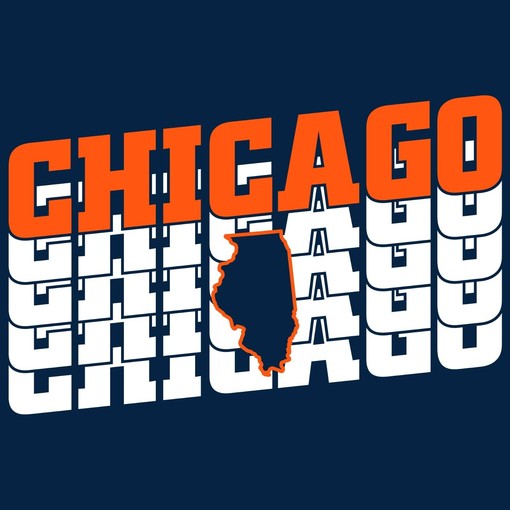 Go Retro with Chicago Retro Repeat Football Shirt Sweatshirt Hoodie and NCAA Shirts Style - Image 2
