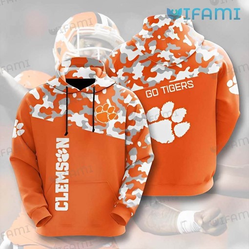 Go Tigers Clemson Tigers All Over Print 3D Hoodie for Men and Women