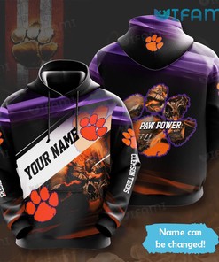 Go Tigers Custom Name Clemson Tigers All Over Print 3D Hoodie for Men and Women