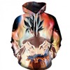 Goku Dragon Ball Anime Hoodie - 3D All Over Print Design with Quotes