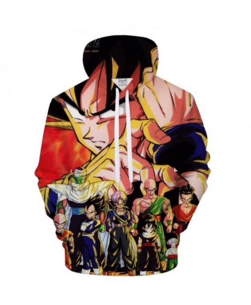 Goku Dragon Ball Anime Super Saiyan Hoodie - 3D All Over Print Design with Quotes